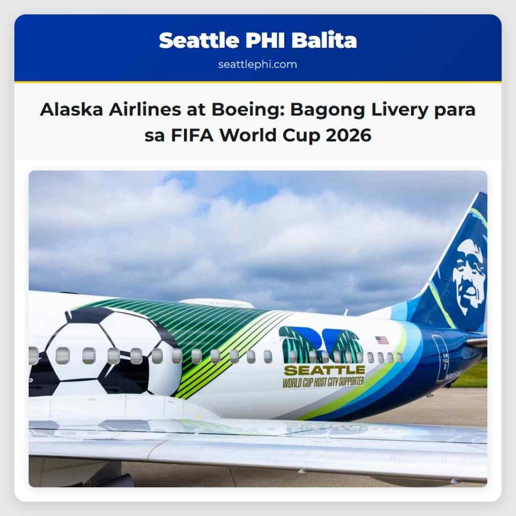 Alaska Airlines at Boeing: Bagong Livery para sa