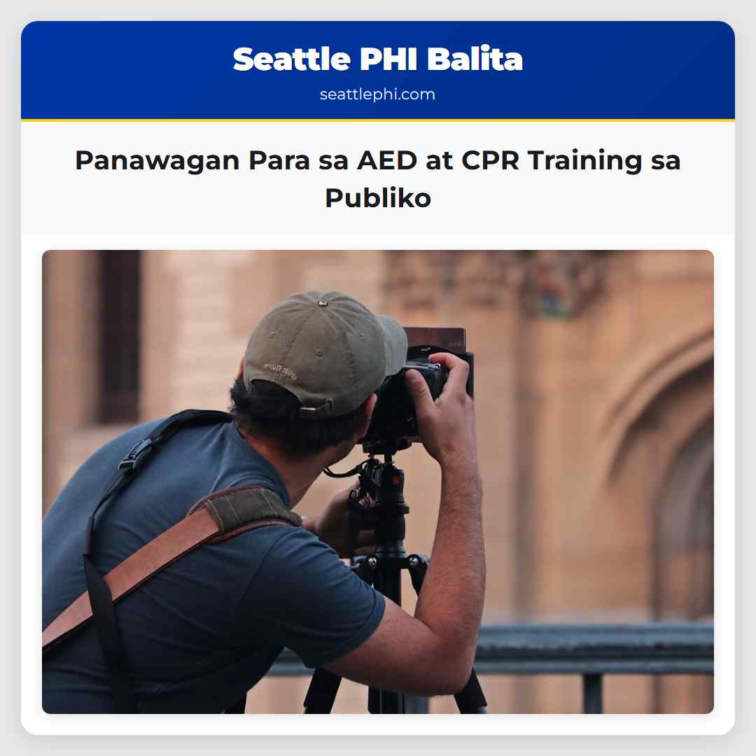 Panawagan Para sa AED at CPR Training sa Publiko