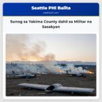 Sunog sa Yakima County dahil sa Militar na Sasakyan