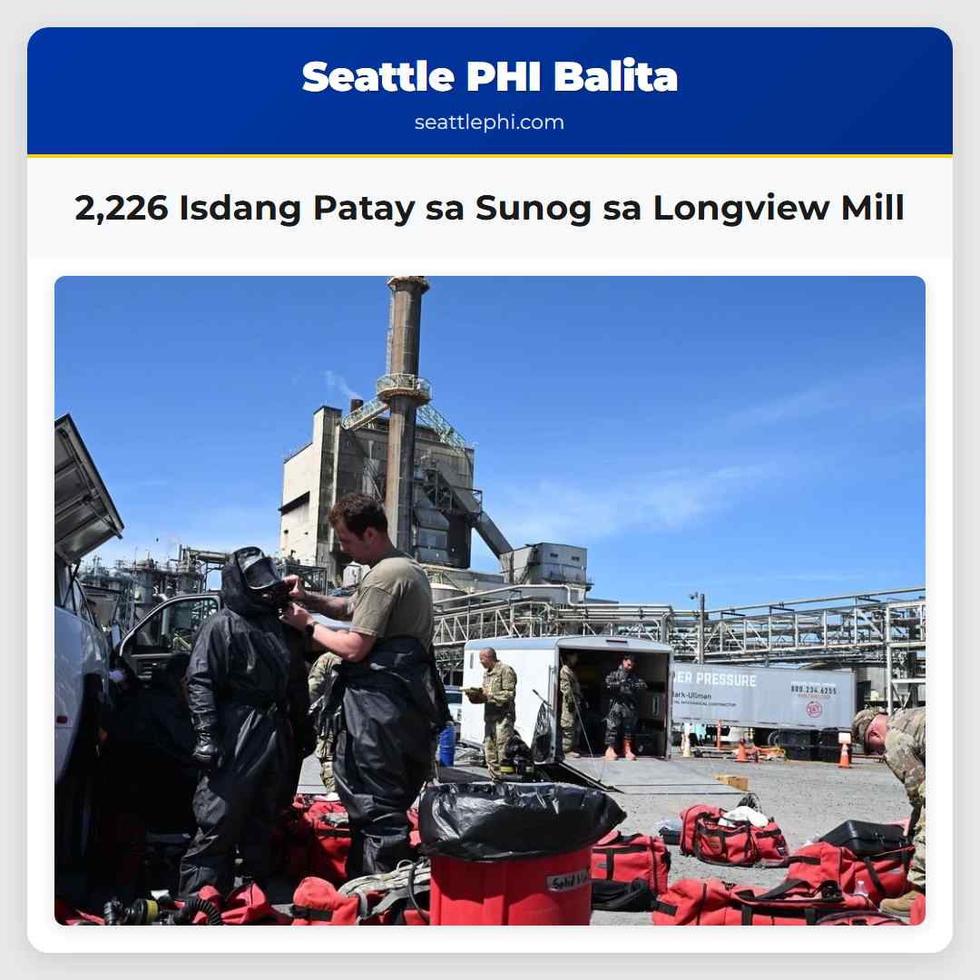 2,226 Isdang Patay sa Sunog sa Longview Mill