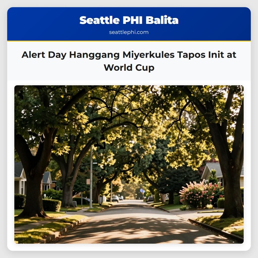 Alert Day Hanggang Miyerkules Tapos Init at World