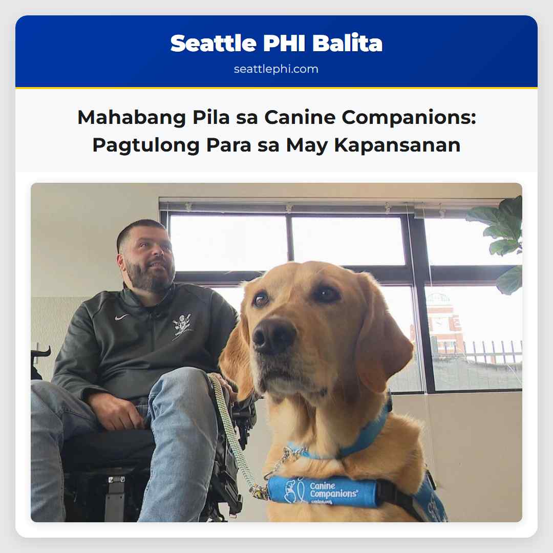 Mahabang Pila sa Canine Companions Pagtulong Para sa May Kapansanan