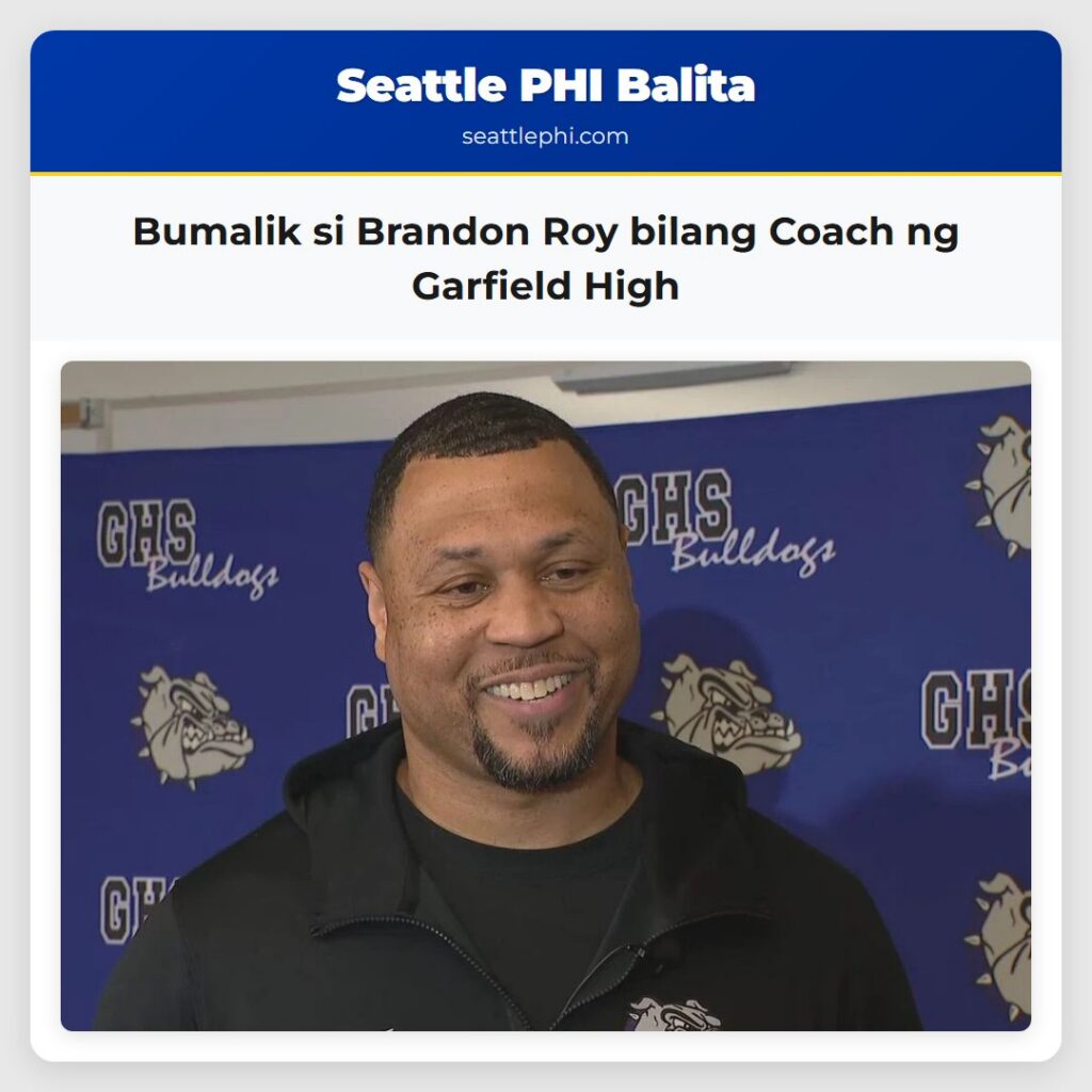 Bumalik si Brandon Roy bilang Coach ng Garfield