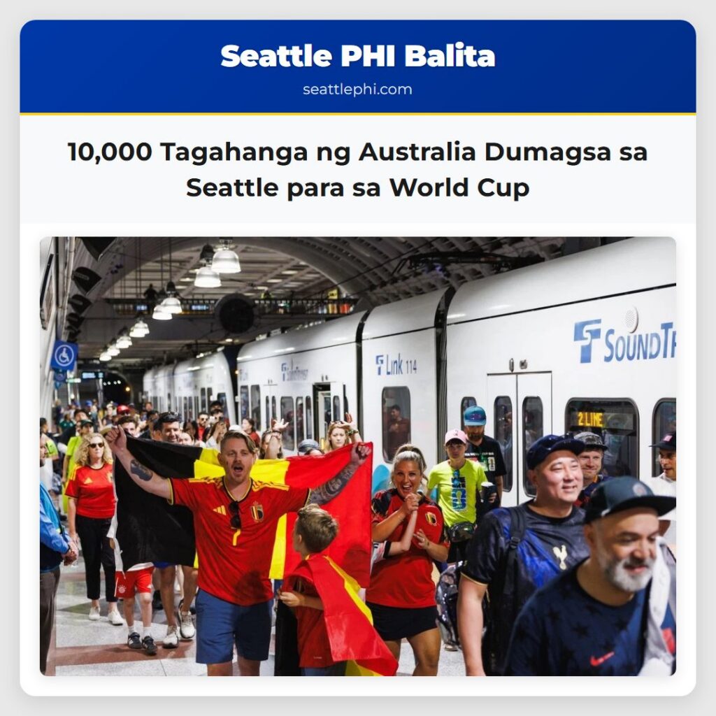 10,000 Tagahanga ng Australia Dumagsa sa Seattle
