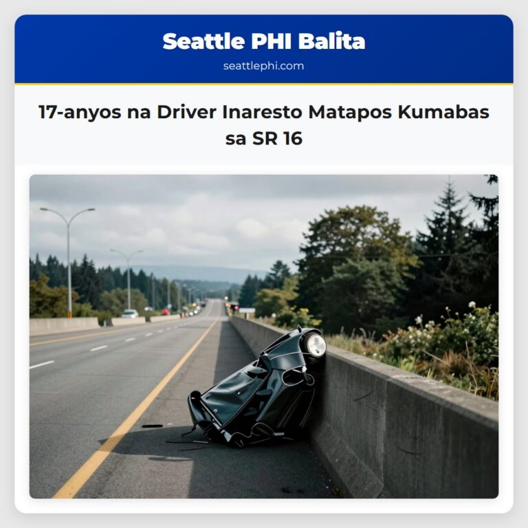 17-anyos na Driver Inaresto Matapos Kumabas sa SR 16
