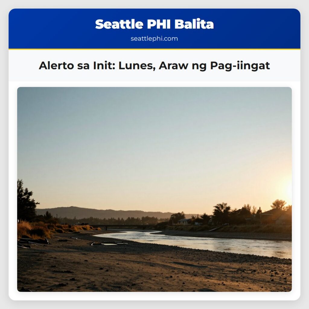 Alerto sa Init: Lunes, Araw ng Pag-iingat
