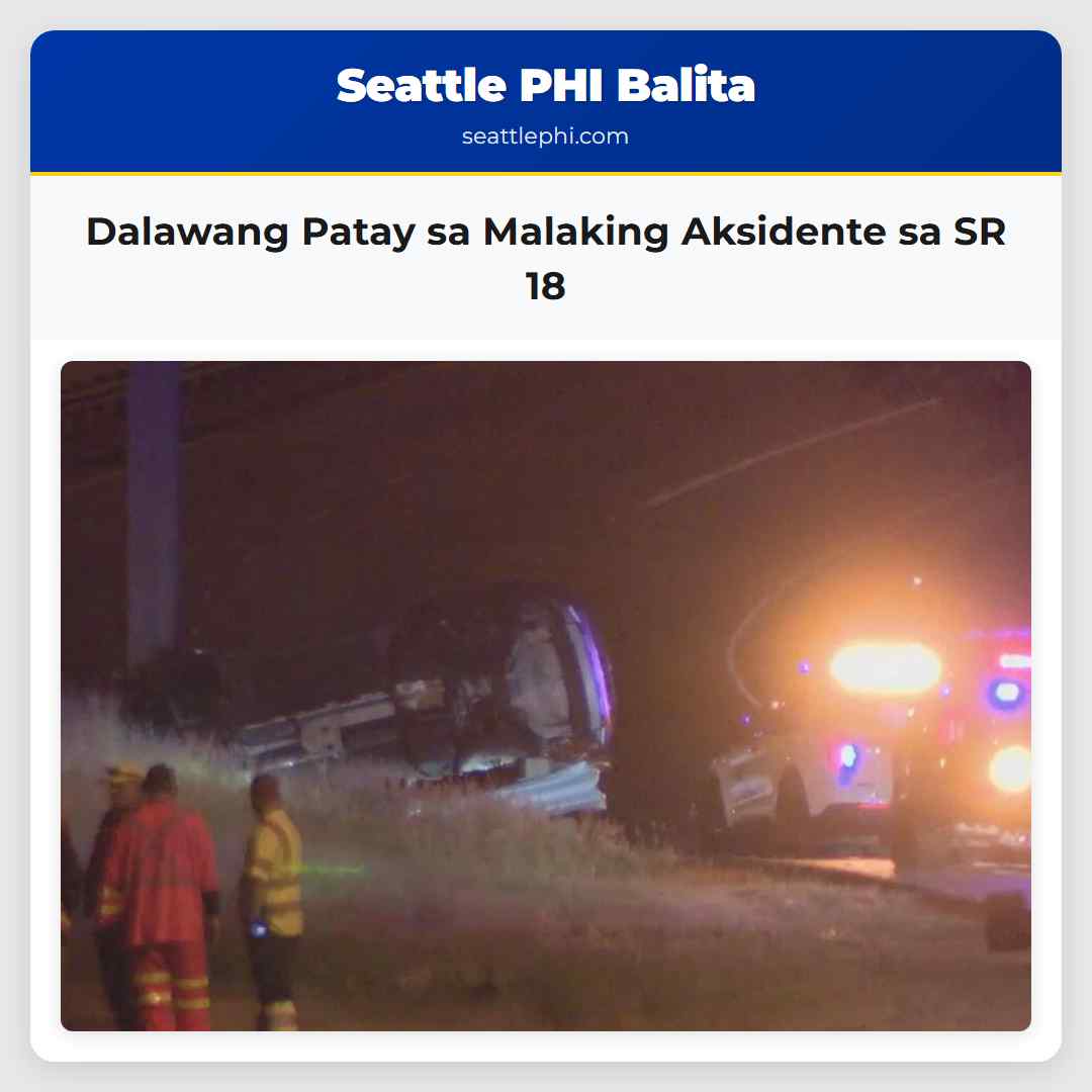 Dalawang Patay sa Malaking Aksidente sa SR 18