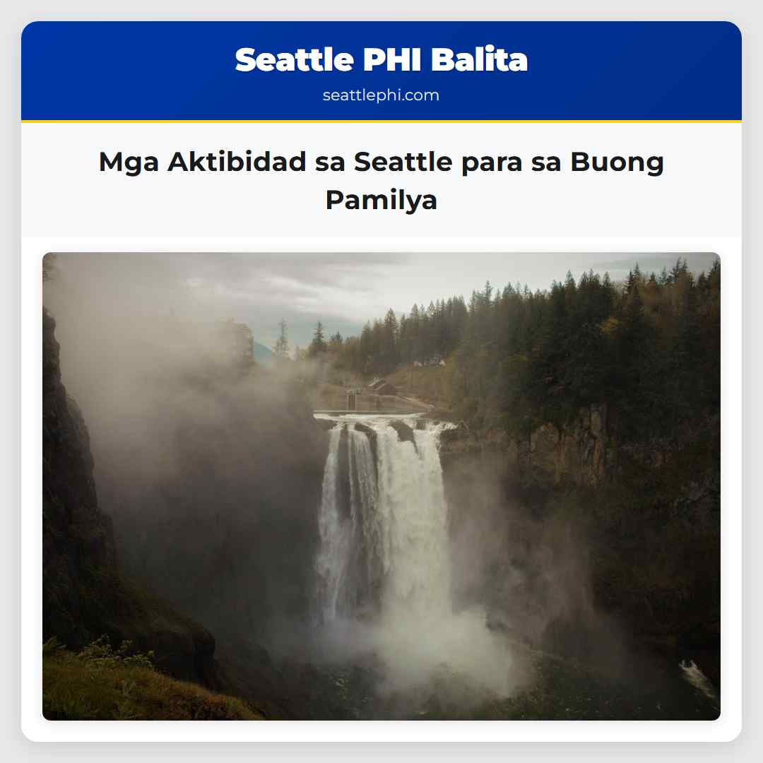 Mga Aktibidad sa Seattle para sa Buong Pamilya
