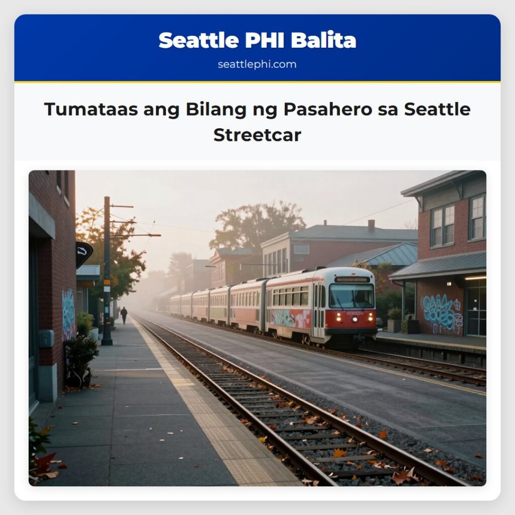 Tumataas ang Bilang ng Pasahero sa Seattle