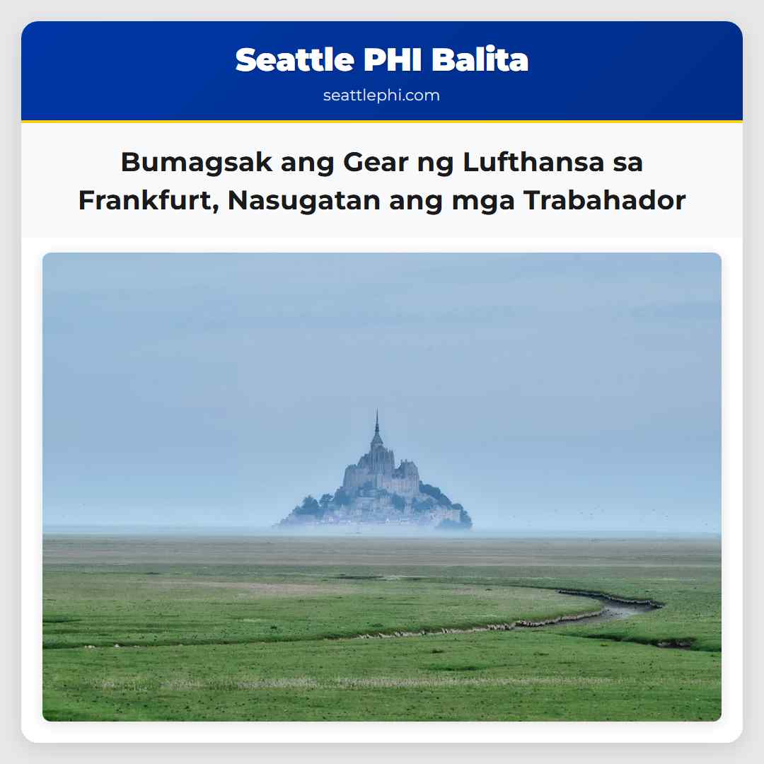 Bumagsak ang Gear ng Lufthansa sa Frankfurt Nasugatan ang mga Trabahador