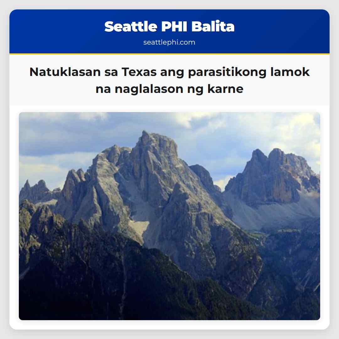Natuklasan sa Texas ang parasitikong lamok na naglalason ng karne