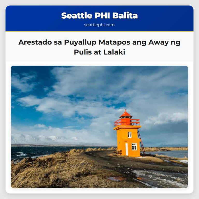 Arestado sa Puyallup Matapos ang Away ng Pulis at Lalaki