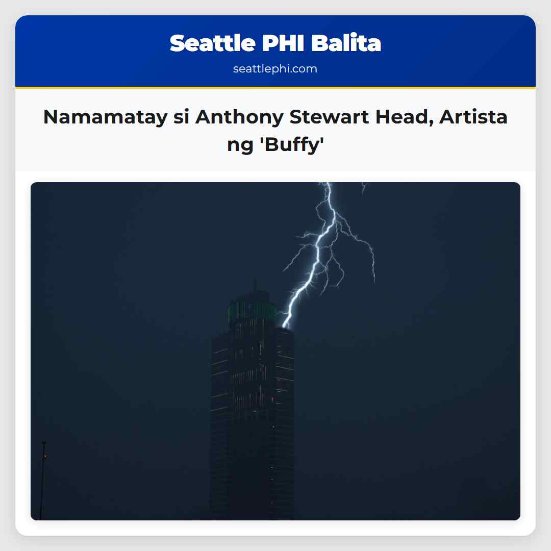 Namamatay si Anthony Stewart Head Artista ng Buffy
