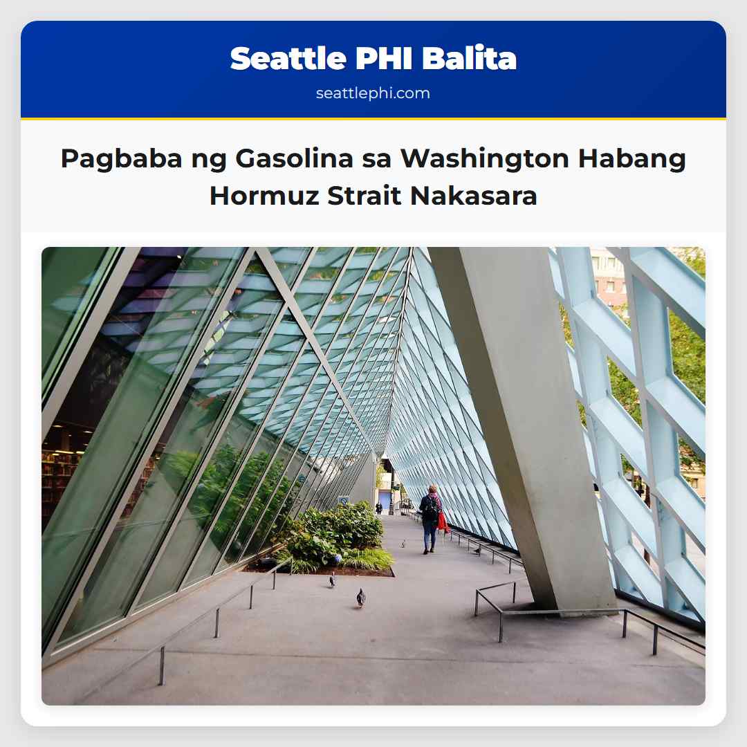 Pagbaba ng Gasolina sa Washington Habang Hormuz Strait Nakasara