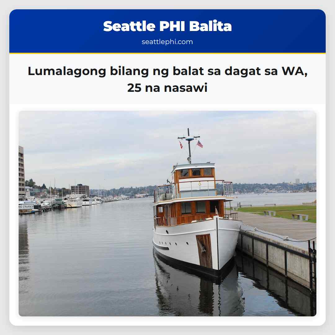 Lumalagong bilang ng balat sa dagat sa WA 25 na nasawi