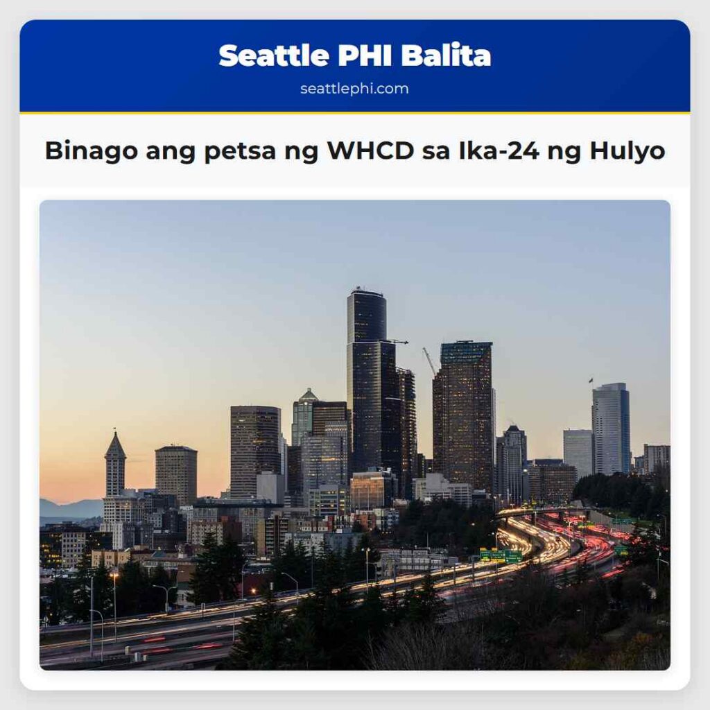 Binago ang petsa ng WHCD sa Ika-24 ng Hulyo