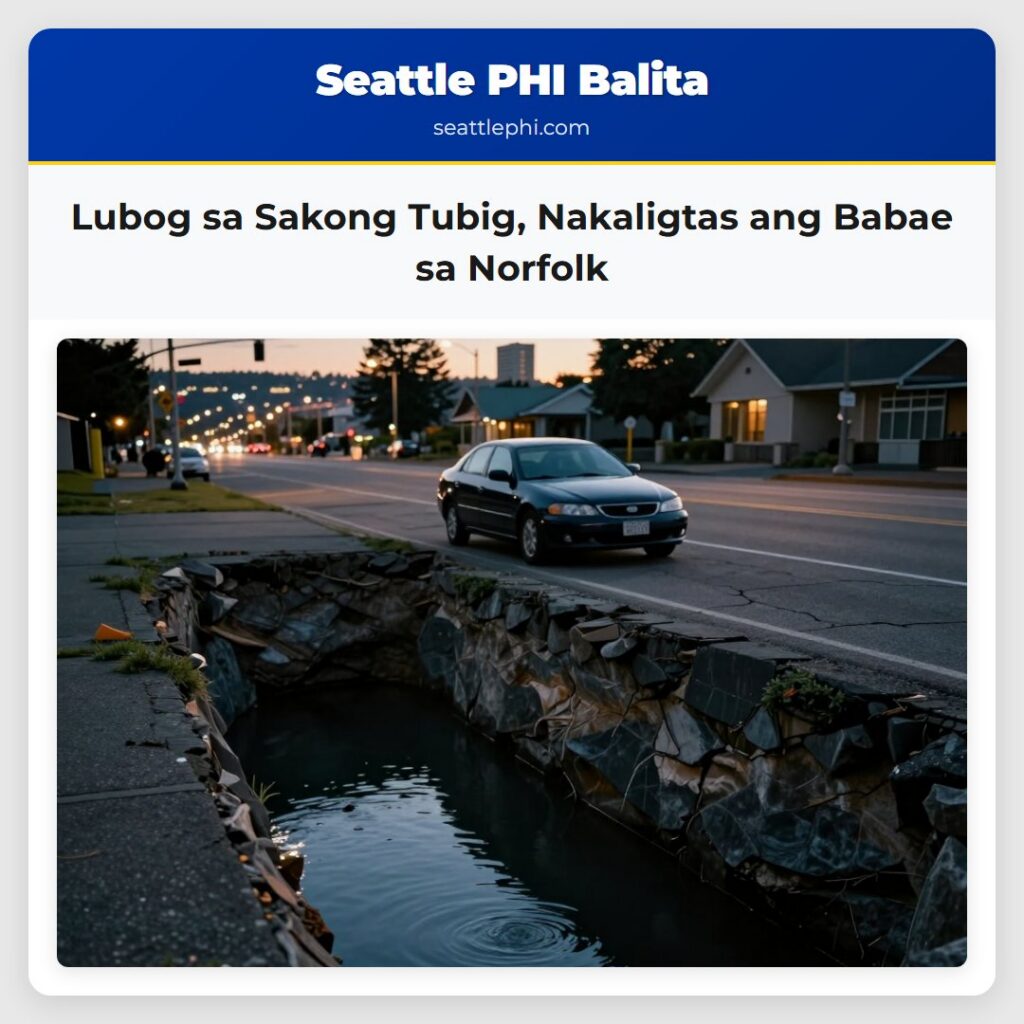 Lubog sa Sakong Tubig, Nakaligtas ang Babae sa