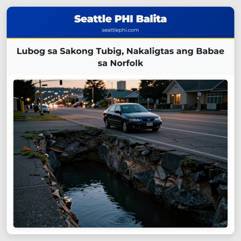 Lubog sa Sakong Tubig Nakaligtas ang Babae sa Norfolk