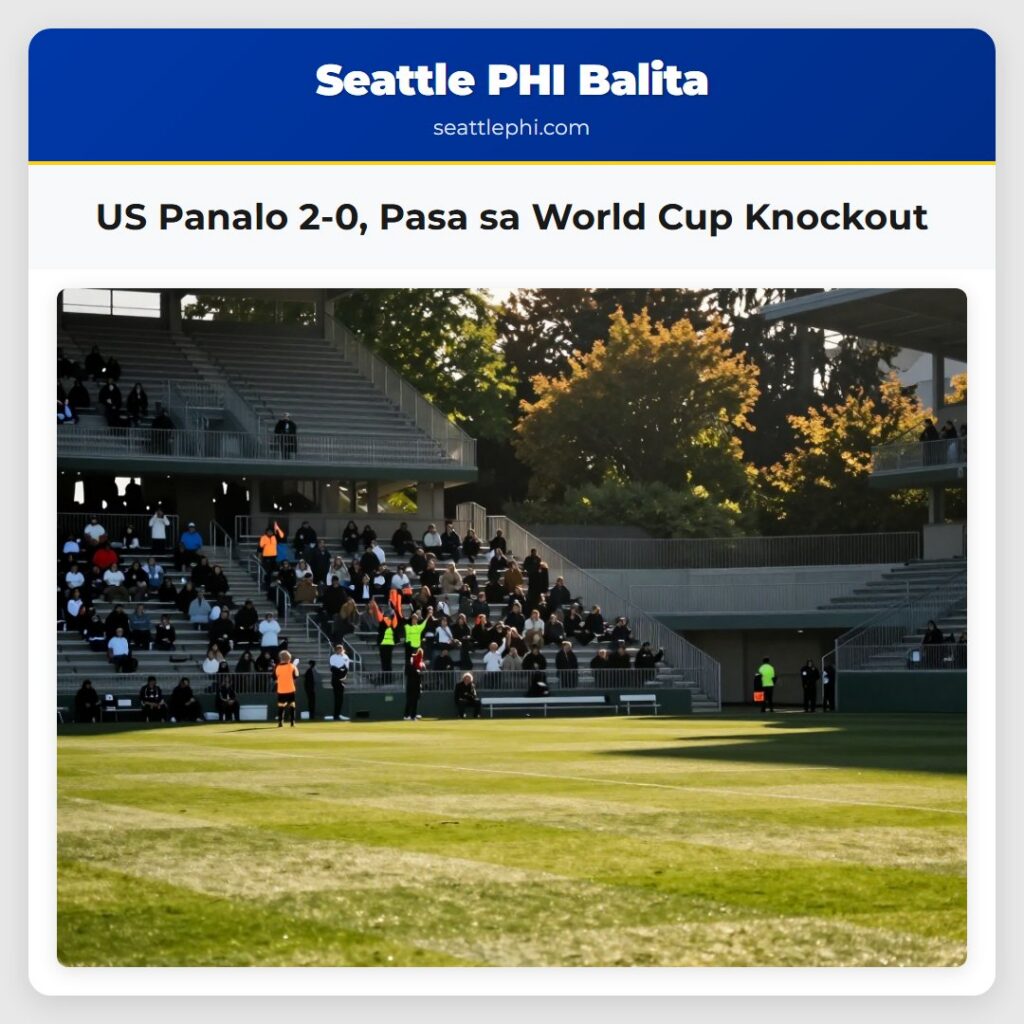 US Panalo 2-0, Pasa sa World Cup Knockout
