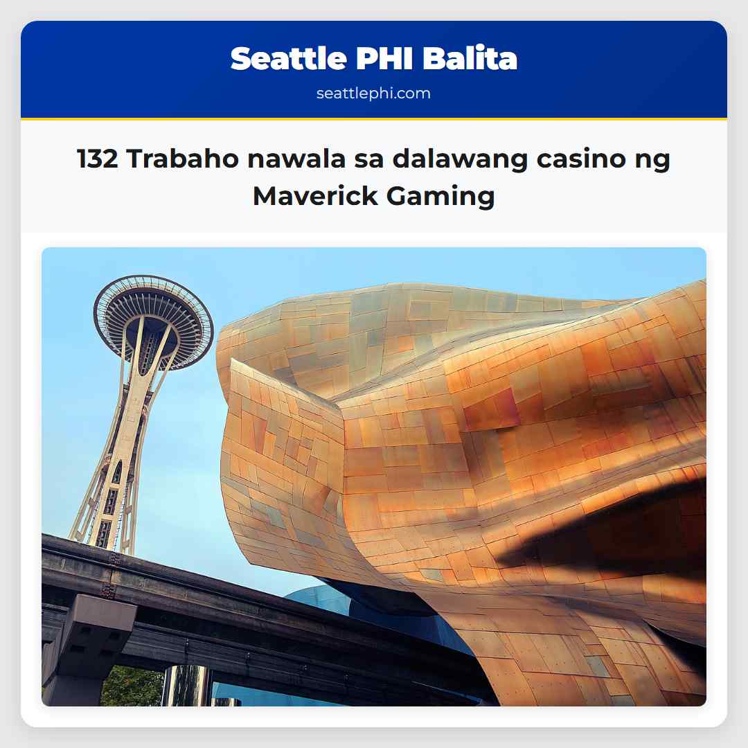 132 Trabaho nawala sa dalawang casino ng Maverick Gaming