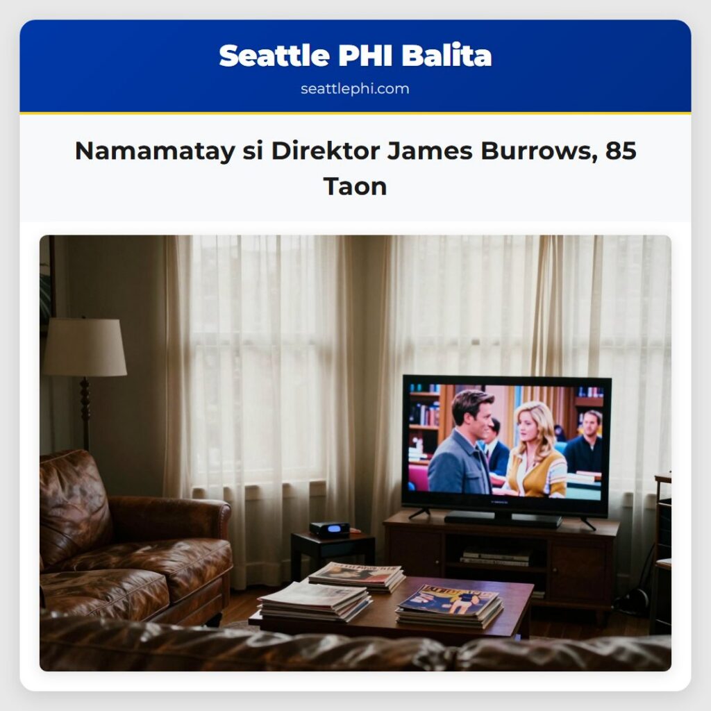 Namamatay si Direktor James Burrows, 85 Taon