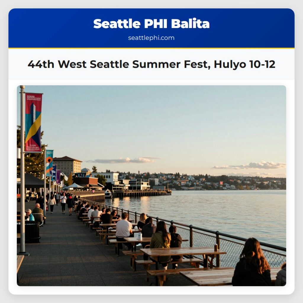 44th West Seattle Summer Fest, Hulyo 10-12