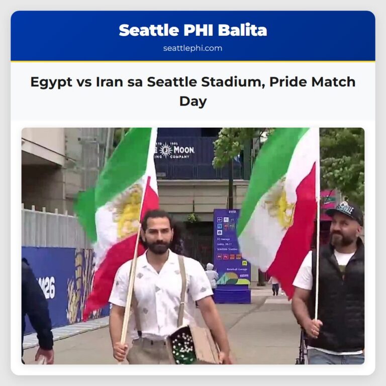 Egypt vs Iran sa Seattle Stadium Pride Match Day