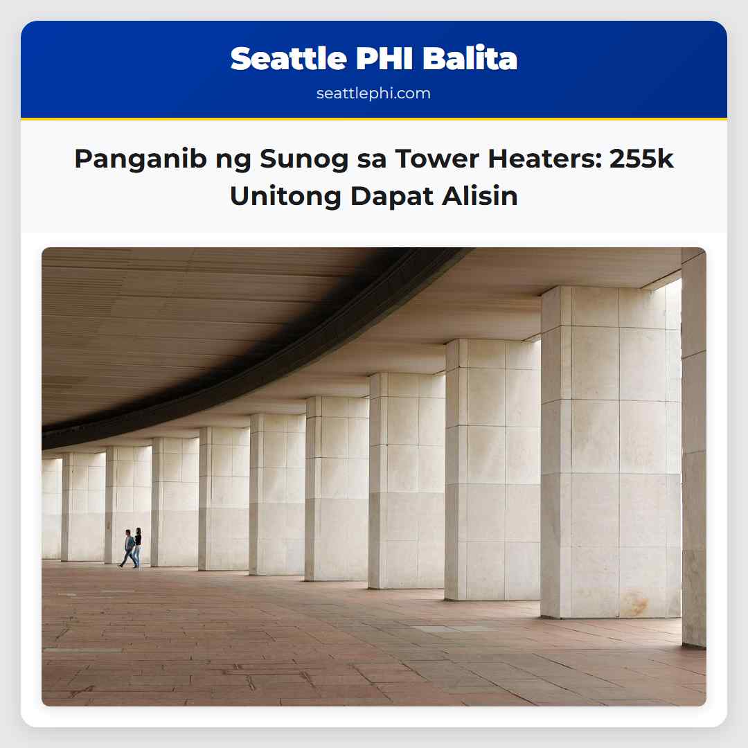 Panganib ng Sunog sa Tower Heaters 255k Unitong Dapat Alisin