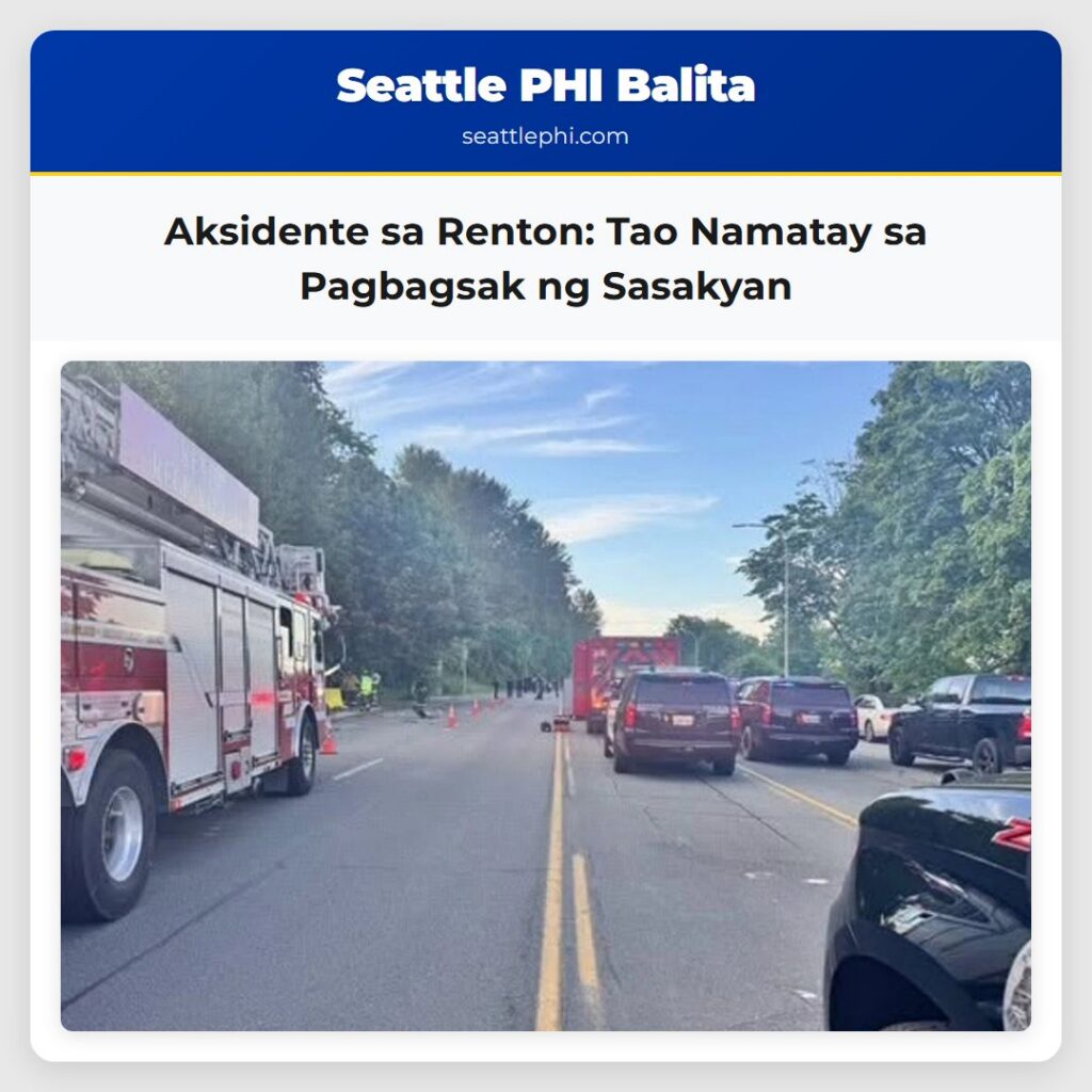 Aksidente sa Renton: Tao Namatay sa Pagbagsak ng