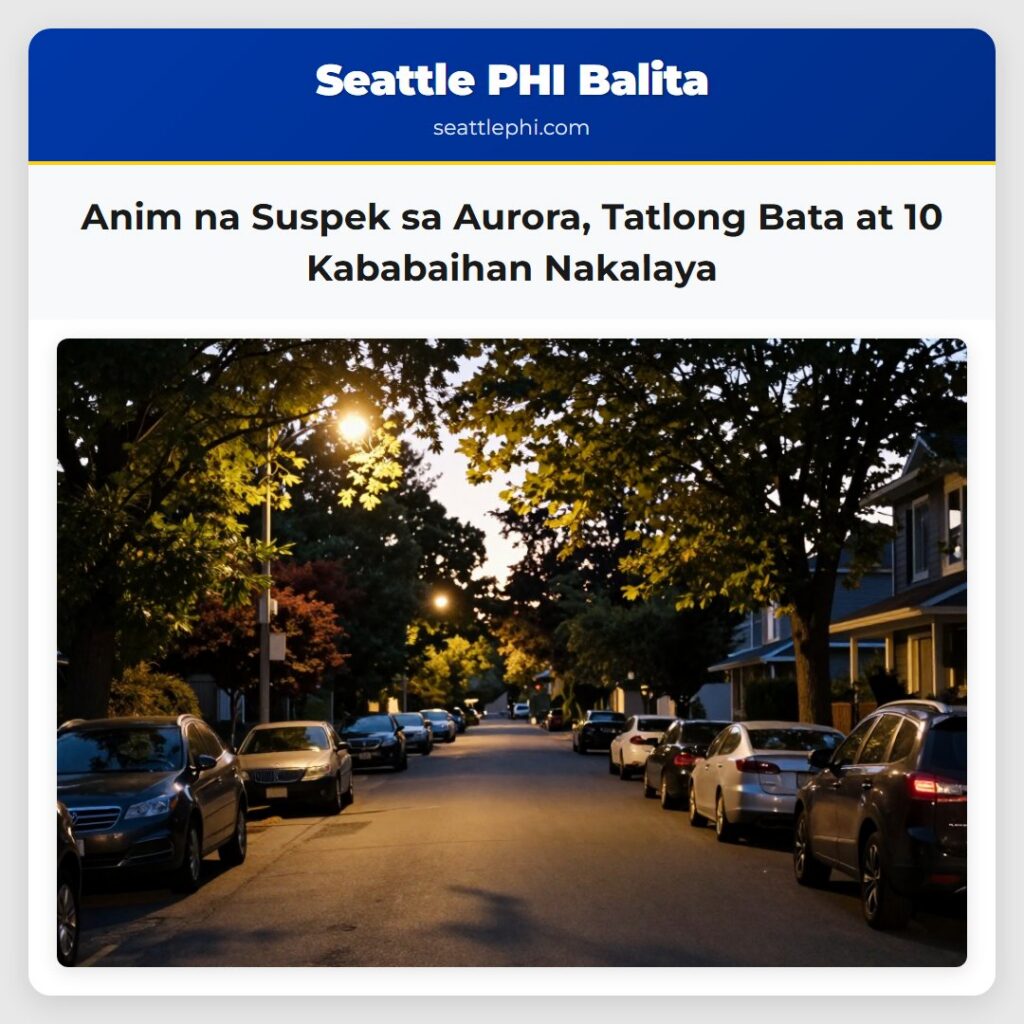 Anim na Suspek sa Aurora, Tatlong Bata at 10