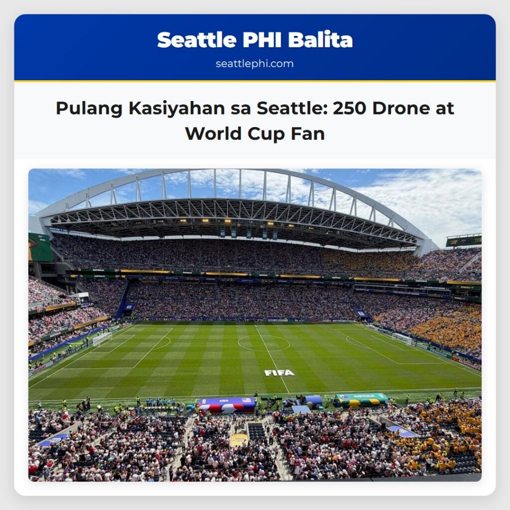 Pulang Kasiyahan sa Seattle: 250 Drone at World