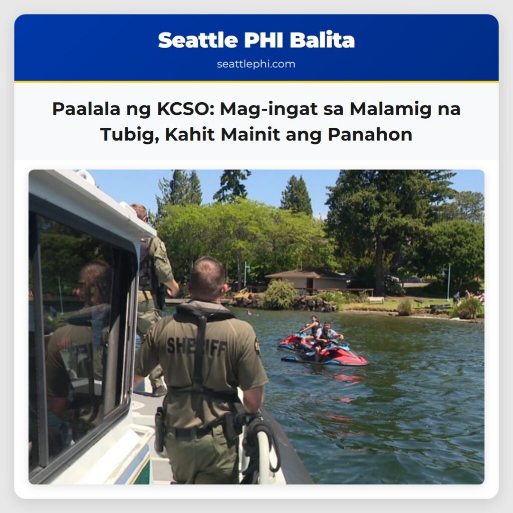 Paalala ng KCSO: Mag-ingat sa Malamig na Tubig,