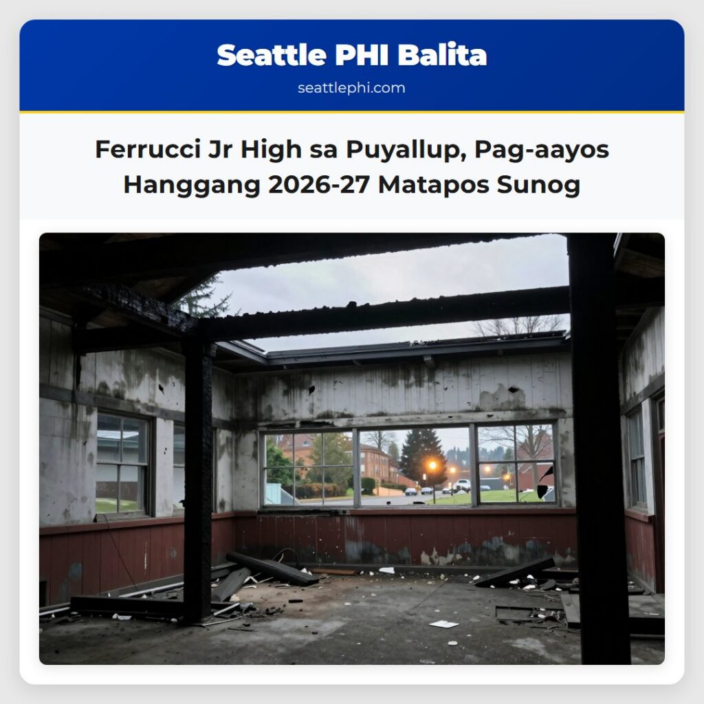 Ferrucci Jr High sa Puyallup, Pag-aayos Hanggang