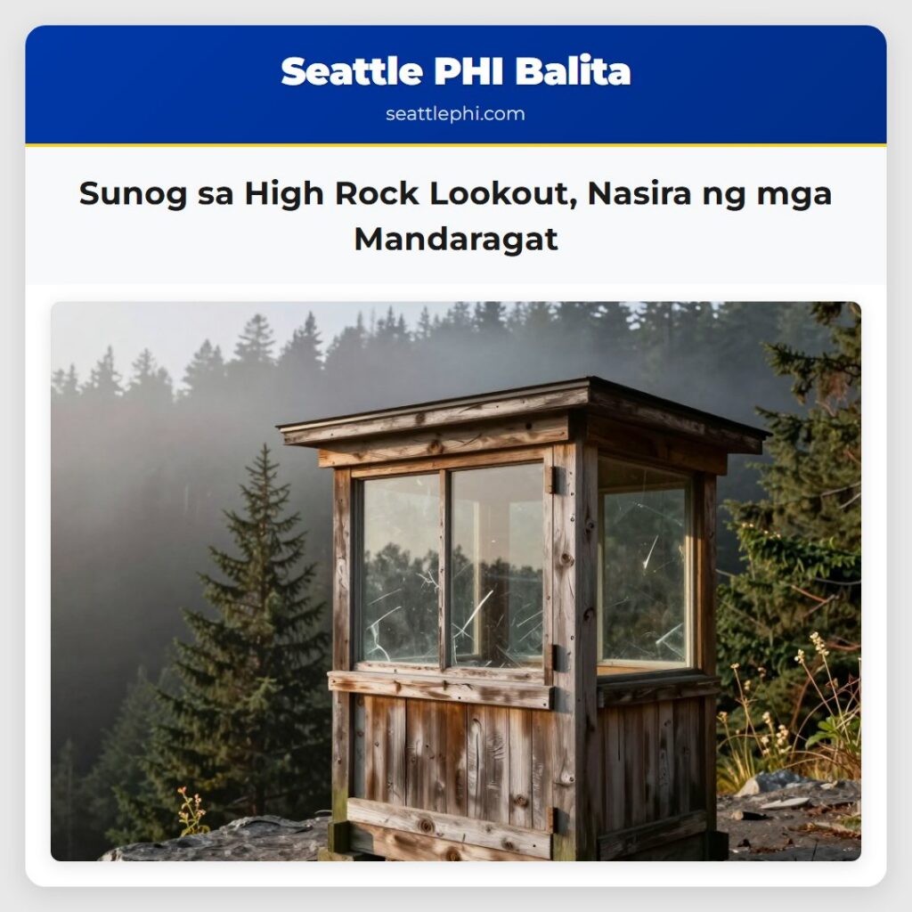 Sunog sa High Rock Lookout, Nasira ng mga