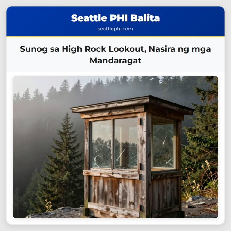 Sunog sa High Rock Lookout Nasira ng mga Mandaragat