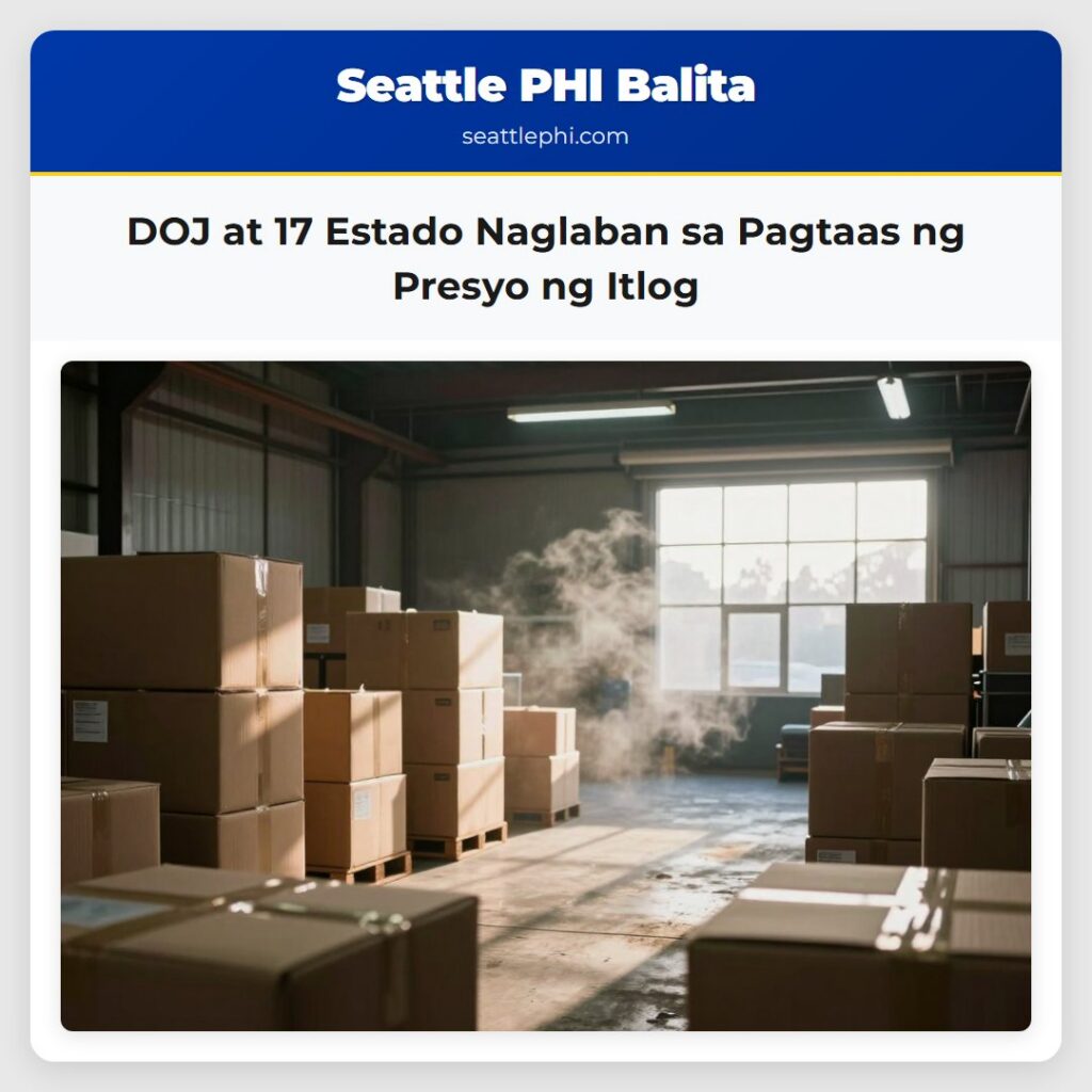 DOJ at 17 Estado Naglaban sa Pagtaas ng Presyo ng