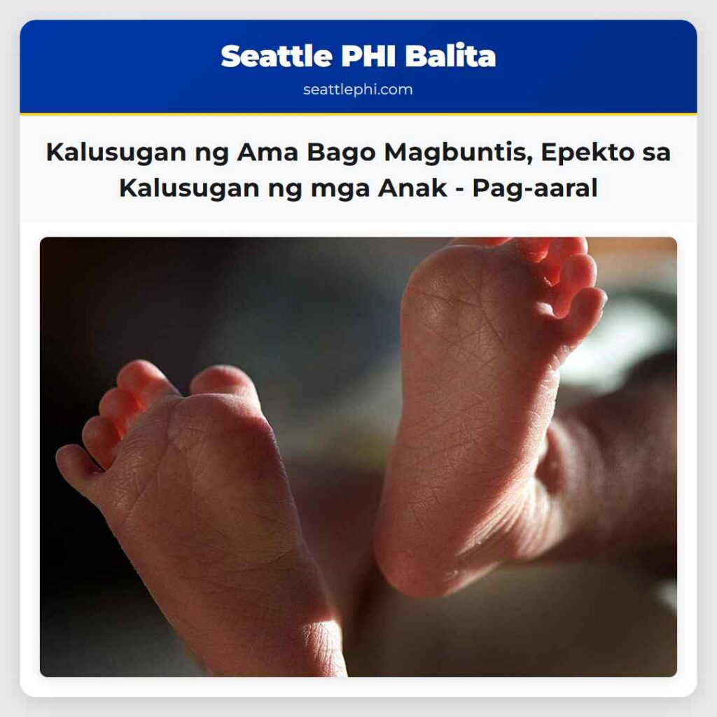 Kalusugan ng Ama Bago Magbuntis, Epekto sa