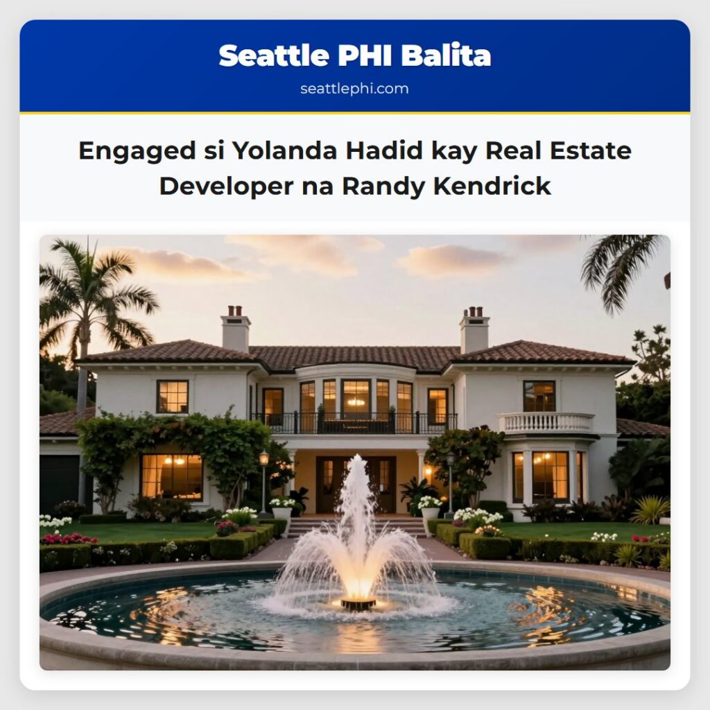 Engaged si Yolanda Hadid kay Real Estate
