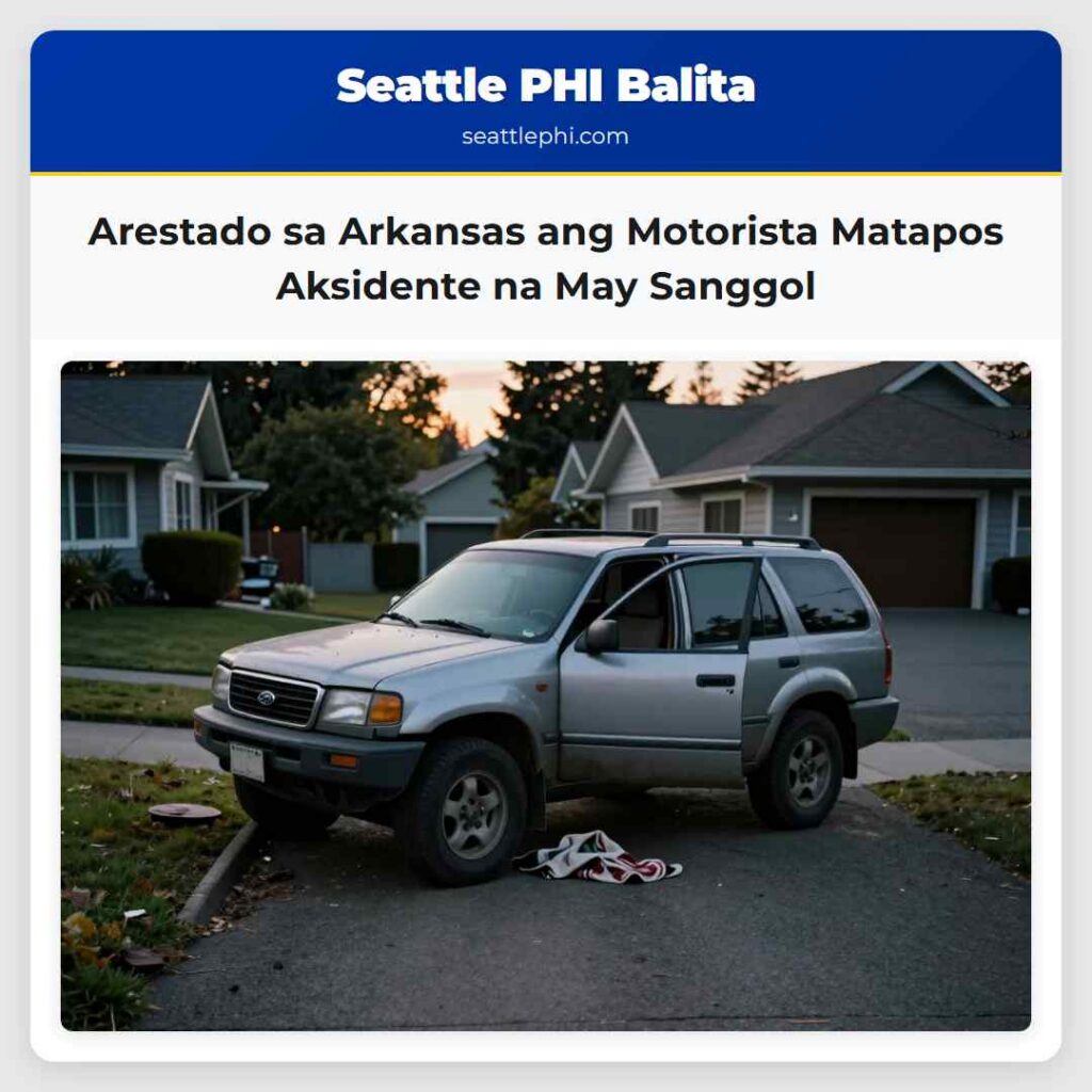 Arestado sa Arkansas ang Motorista Matapos