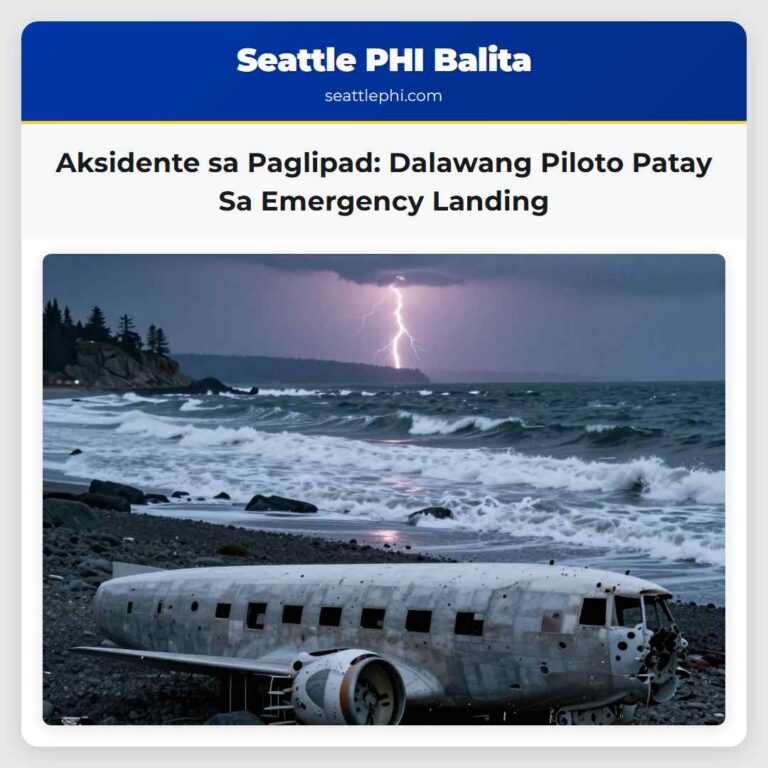 Aksidente sa Paglipad Dalawang Piloto Patay Sa Emergency Landing