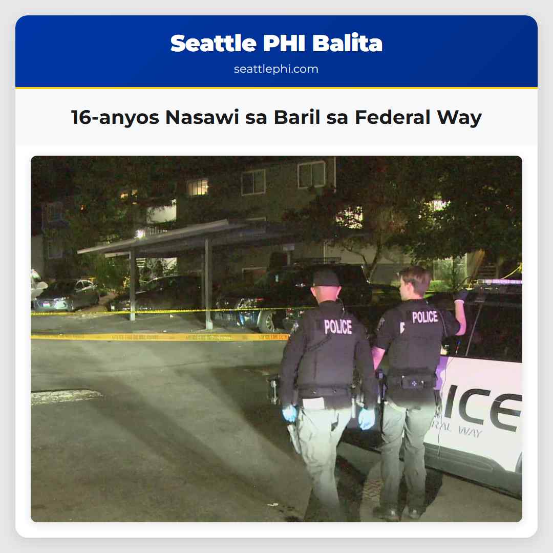 16-anyos Nasawi sa Baril sa Federal Way