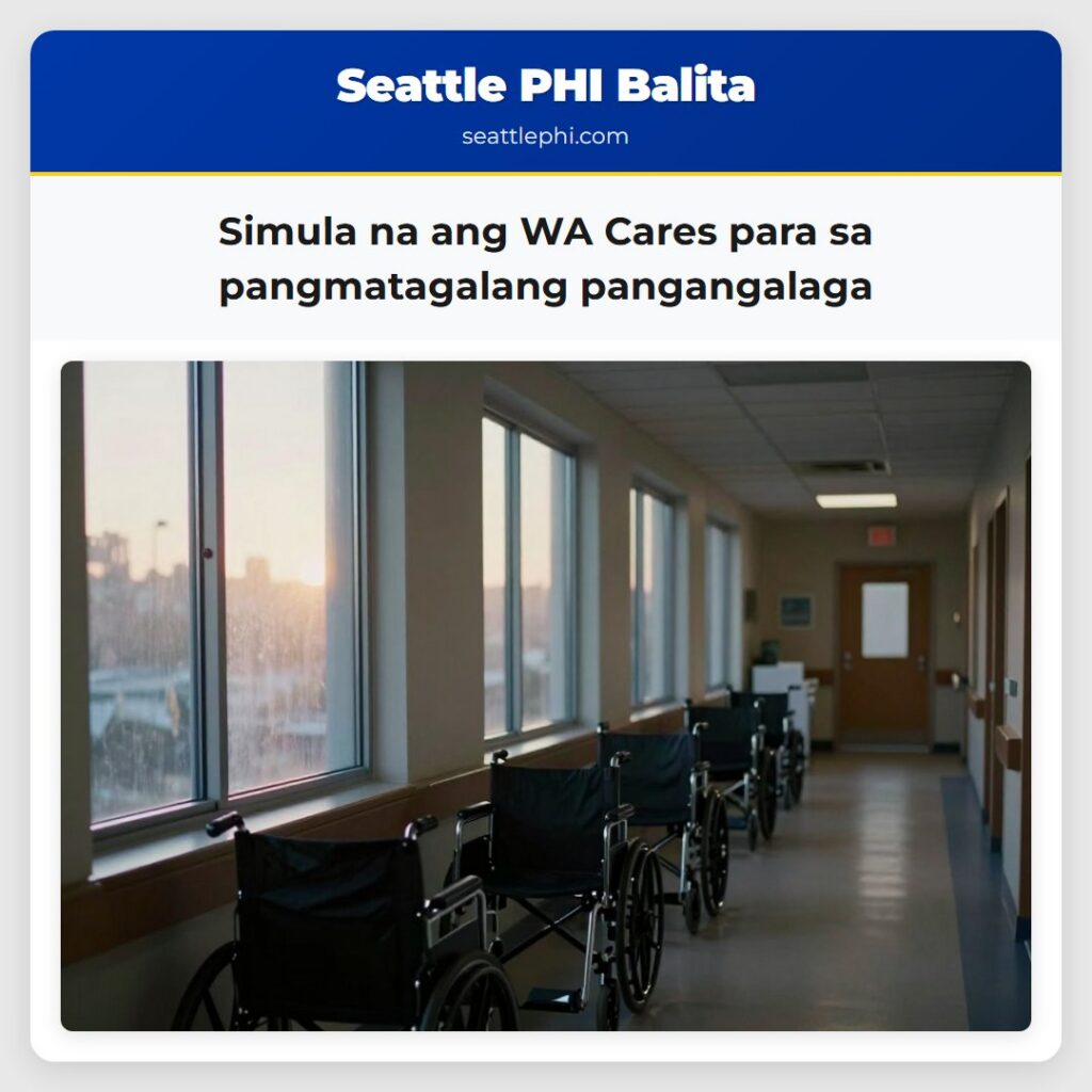 Simula na ang WA Cares para sa pangmatagalang