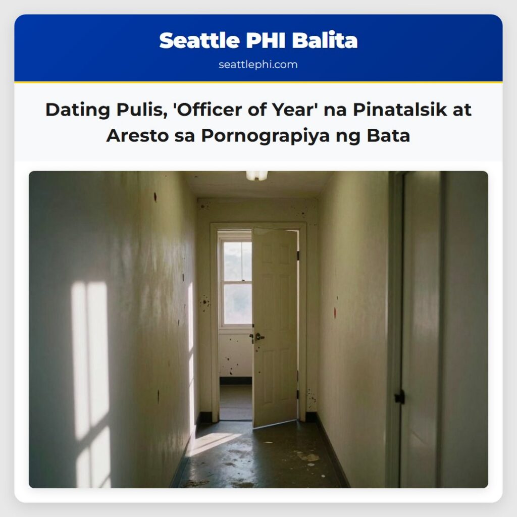 Dating Pulis, 'Officer of Year' na Pinatalsik at