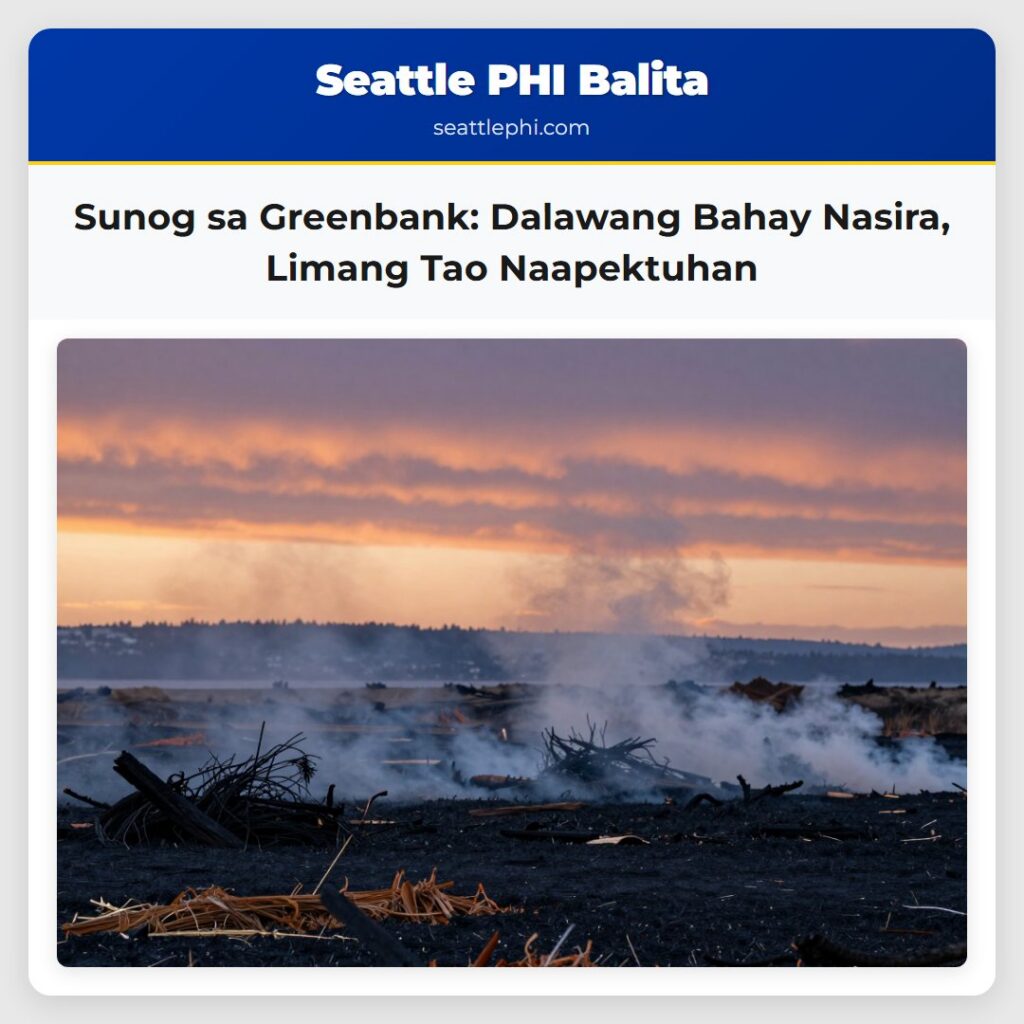 Sunog sa Greenbank: Dalawang Bahay Nasira, Limang