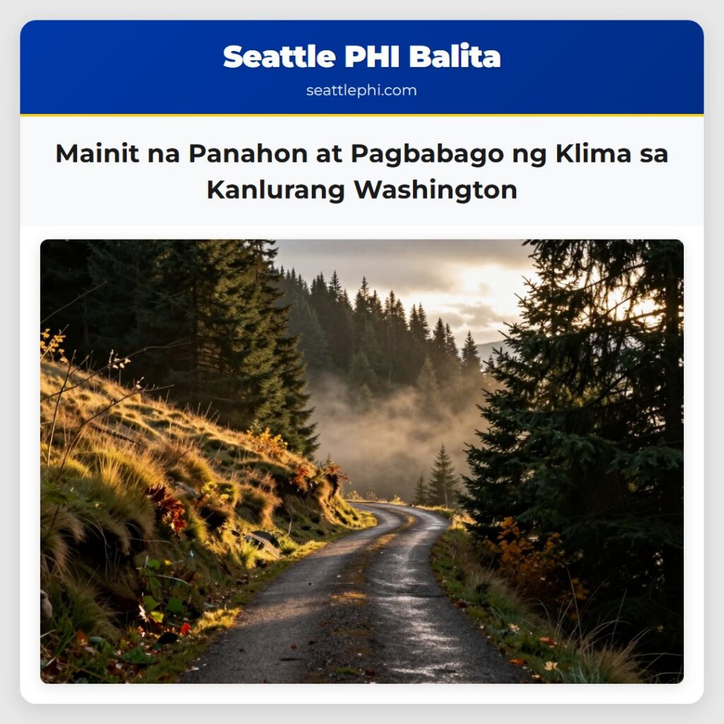 Mainit na Panahon at Pagbabago ng Klima sa