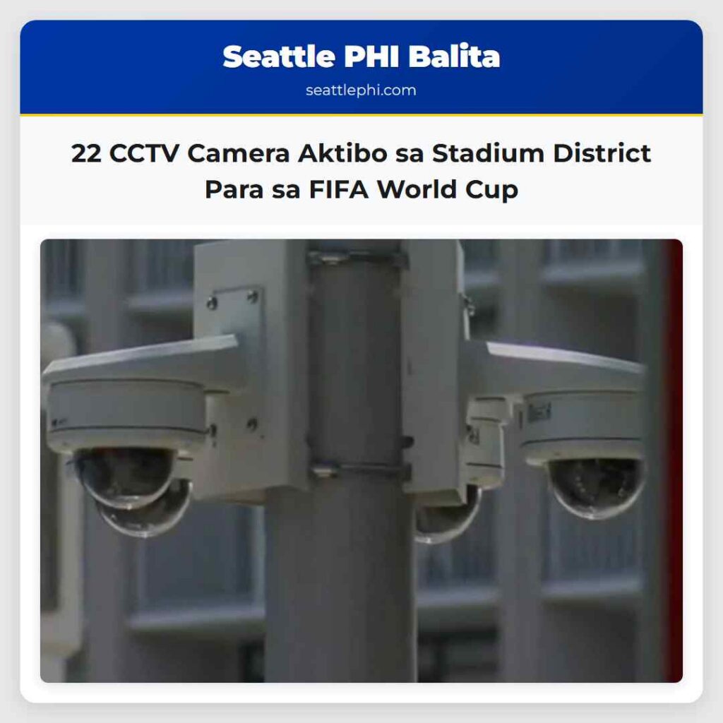 22 CCTV Camera Aktibo sa Stadium District Para sa