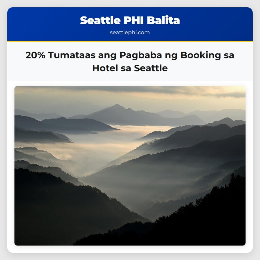 20% Tumataas ang Pagbaba ng Booking sa Hotel sa