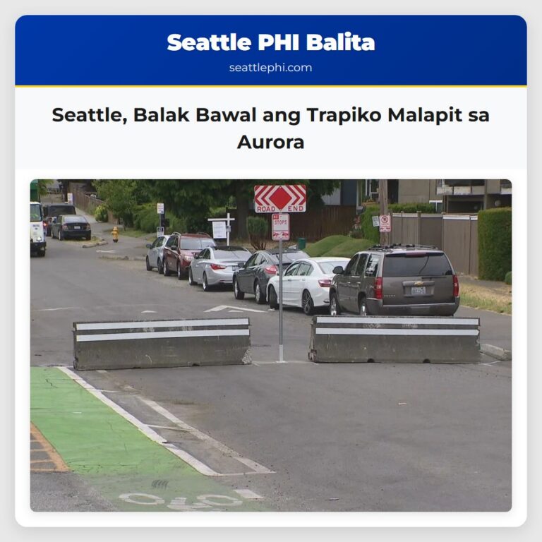 Seattle Balak Bawal ang Trapiko Malapit sa Aurora