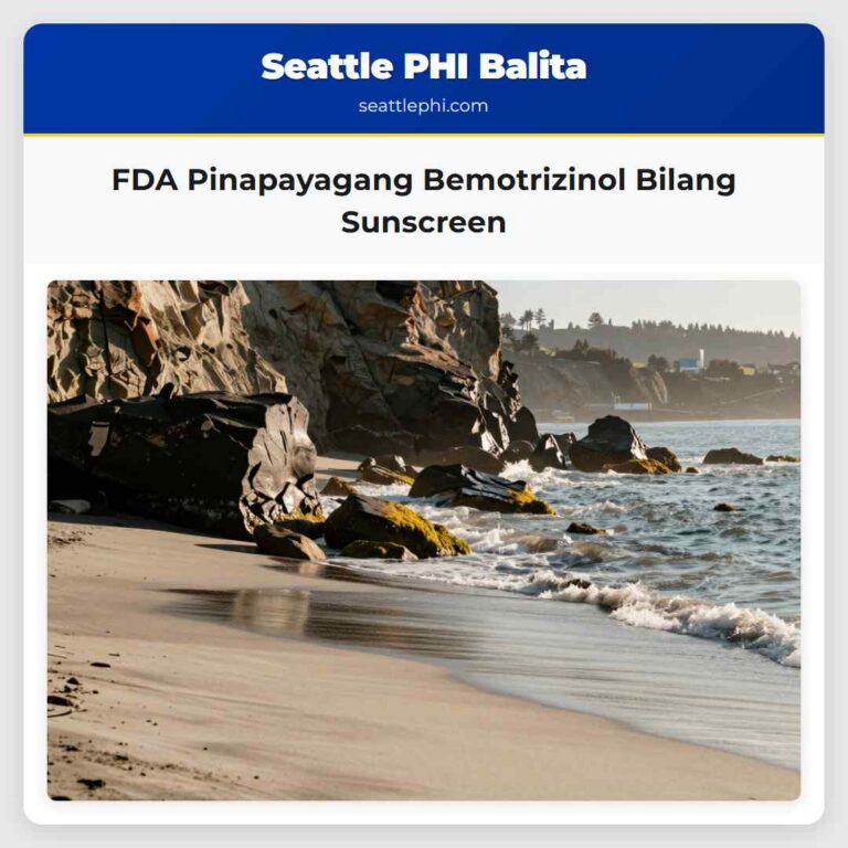 FDA Pinapayagang Bemotrizinol Bilang Sunscreen