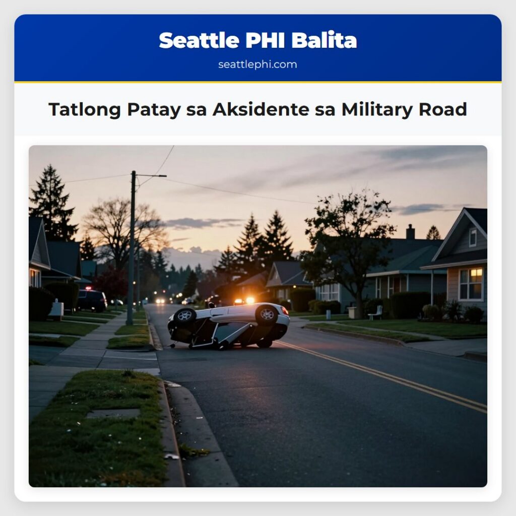 Tatlong Patay sa Aksidente sa Military Road
